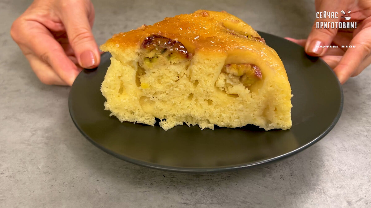 Пирог с сахарной корочкой