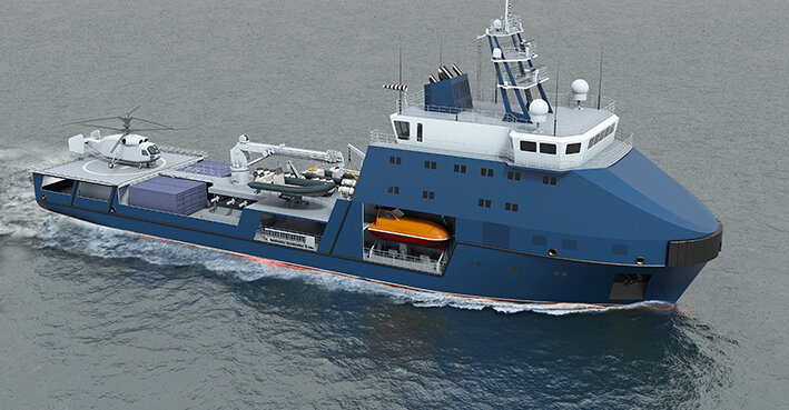 Российский корабль класса 03182-Р