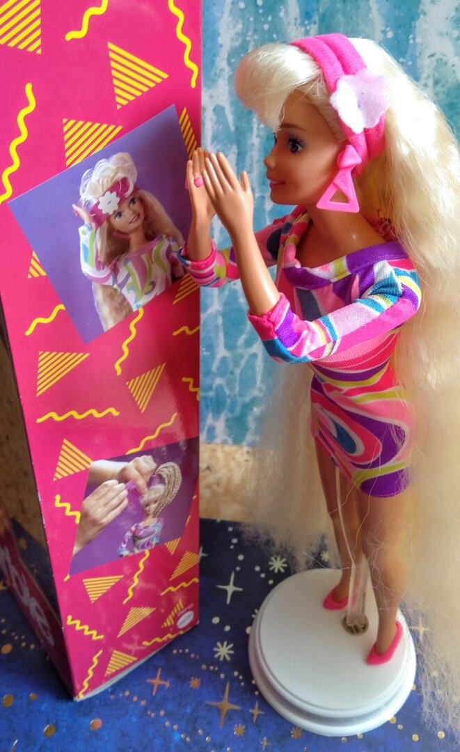 Единственное фото той куклы, которое у меня осталось.