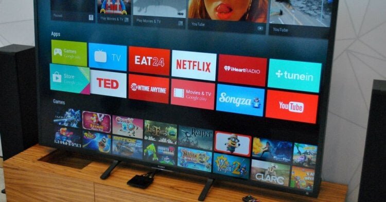    На Андроид ТВ можно найти огромное количество прикольных игр