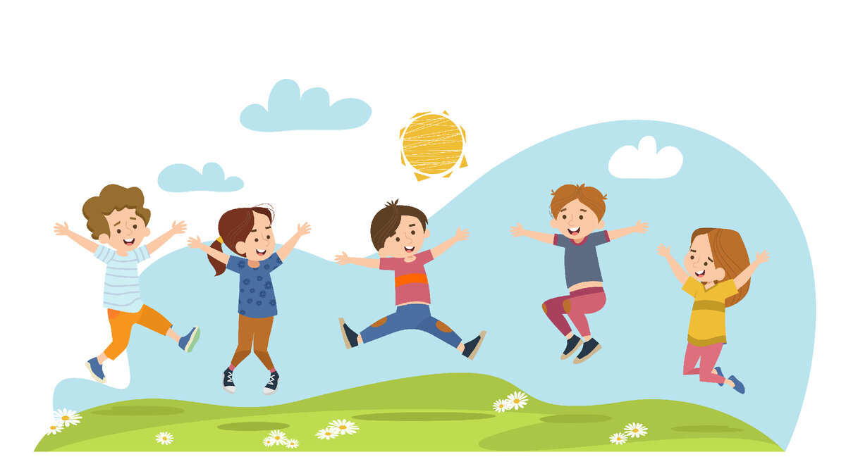 <a href="https://ru.freepik.com/free-vector/happy-children-jumping-on-summer-meadow_8609202.htm#query=%D1%81%D1%87%D0%B0%D1%81%D1%82%D0%BB%D0%B8%D0%B2%D1%8B%D0%B5%20%D0%B4%D0%B5%D1%82%D0%B8&position=1&from_view=search&track=location_fest_v1">Изображение от pch.vector</a> на Freepik