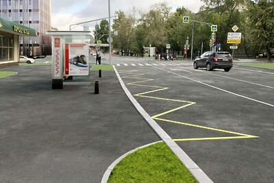    Началось благоустройство улицы Башиловской в Москве в формате «От дома до дома» © Telegram-канал комплекса городского хозяйства Москвы