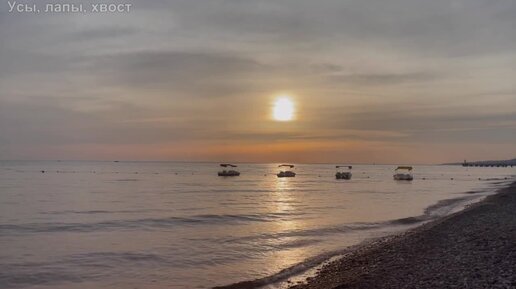 Море на закате, релакс