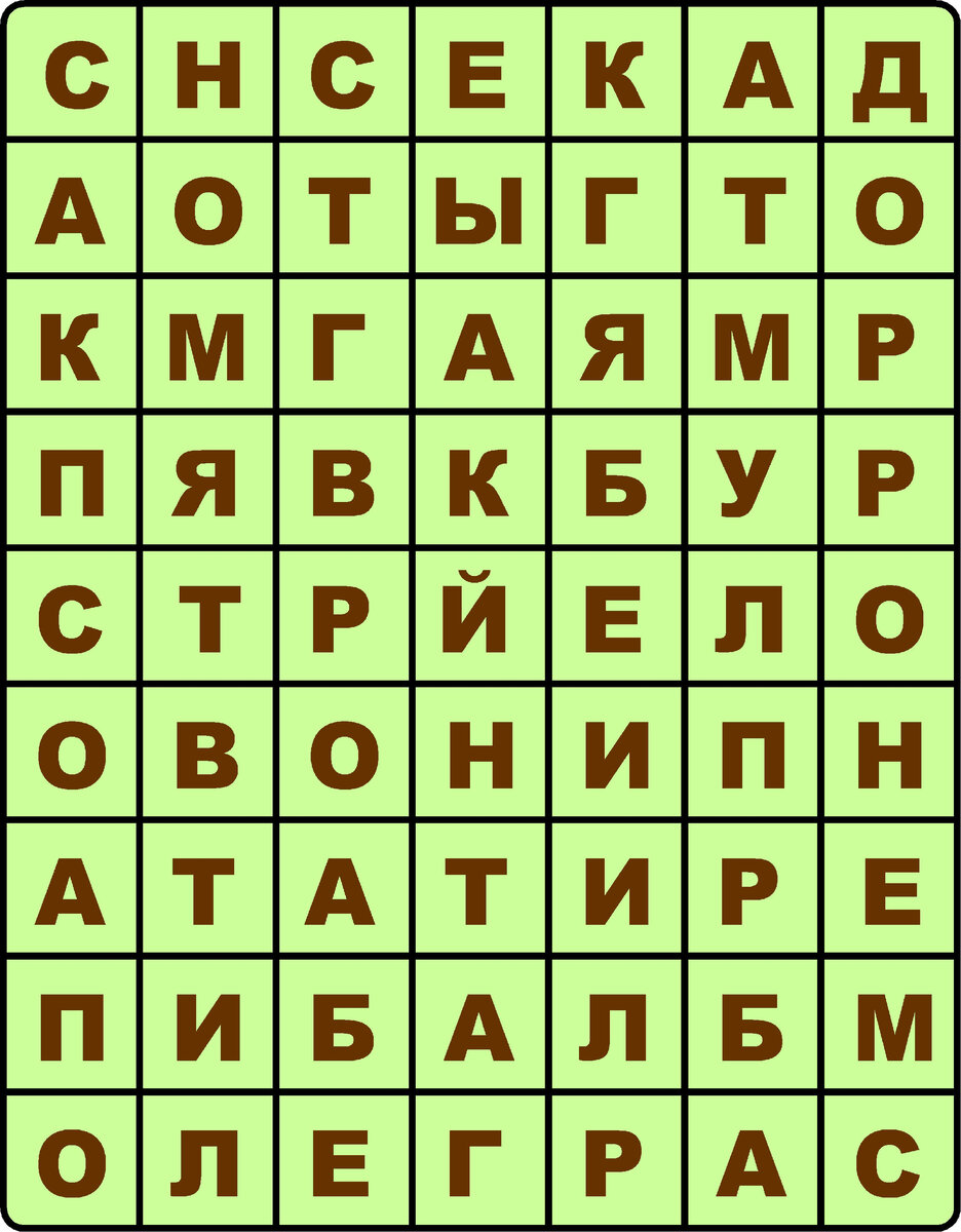 Рубрика Филворды. Найдите в таблице 5 названий садового инвентаря |  Реальные Игры | Головоломки | Дзен