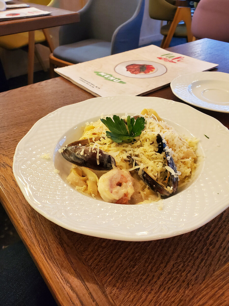 Паста с морепродуктами 