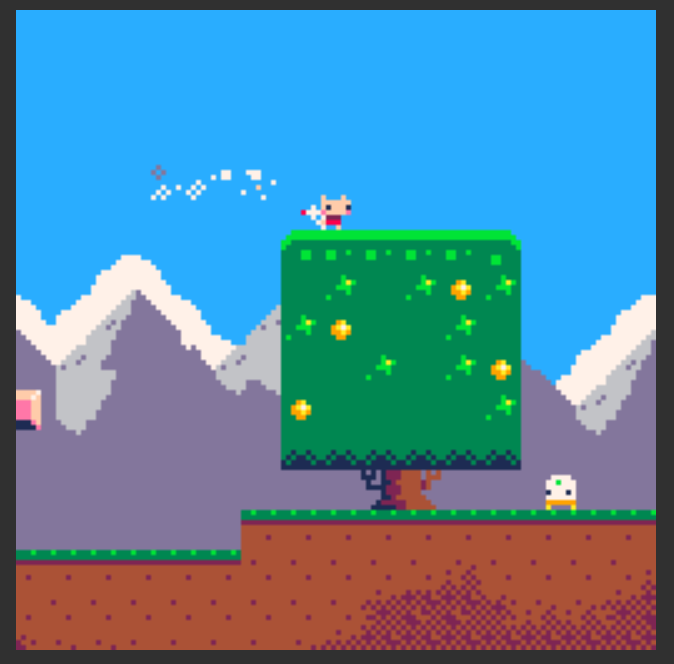Пример игры на PICO-8