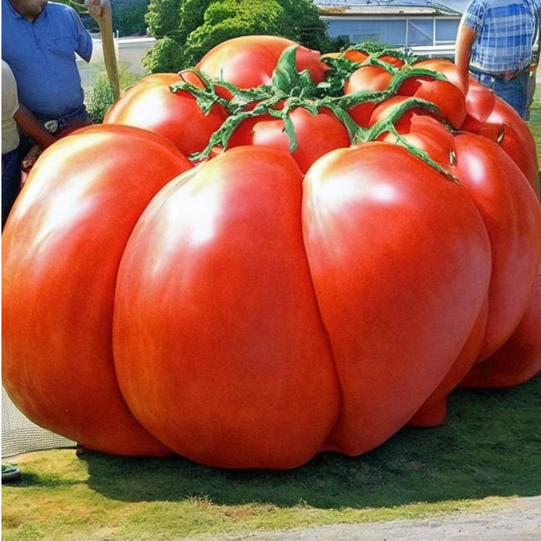 огромный помидор