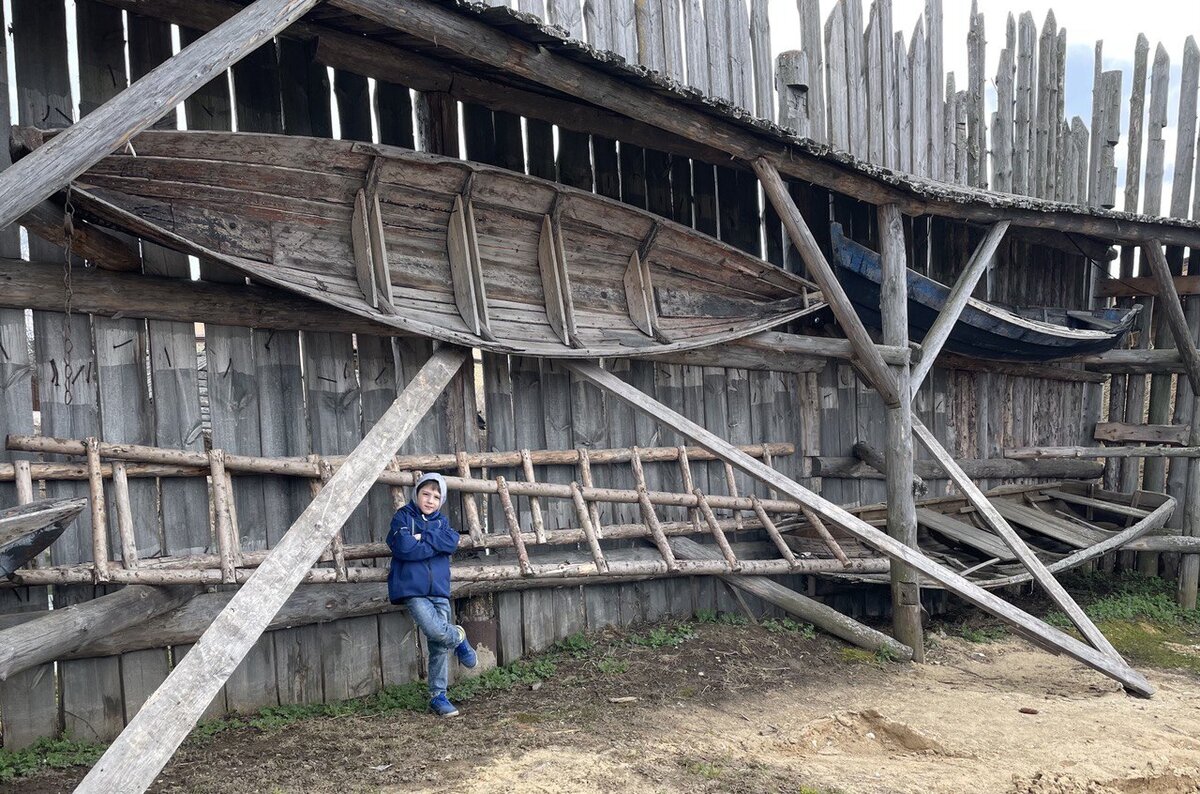 И все-таки интересно. Не каждый же день можно увидеть частокол.