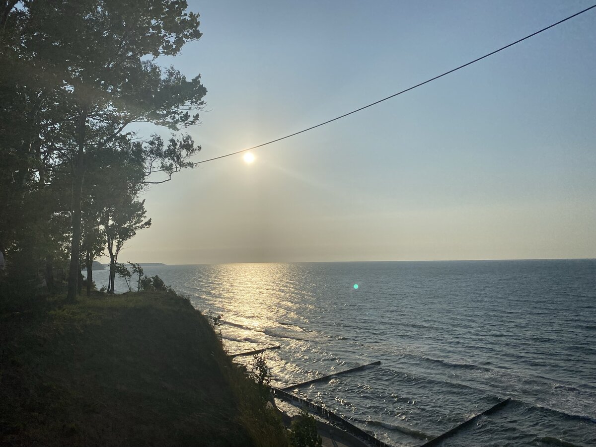 вид на море с дюны, г. Светлогорск