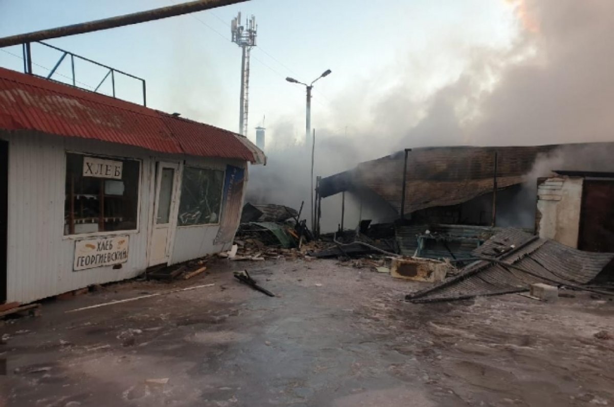    В пожаре на рынке Кинеля обвиняется местная предпринимательница