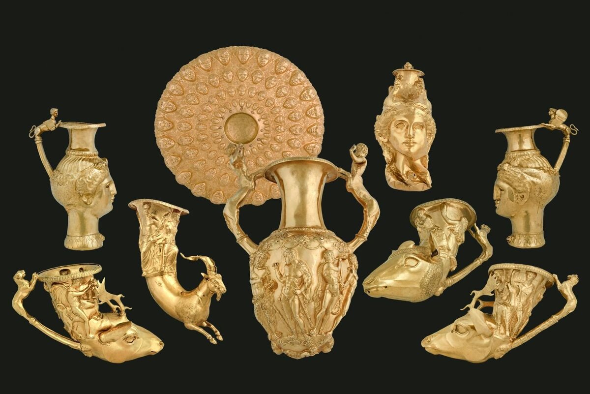 Panagyurishte Treasure, gold, Bulgaria, about 300 BC. Photo: Todor Dimitrov, National Museum of History, Bulgaria