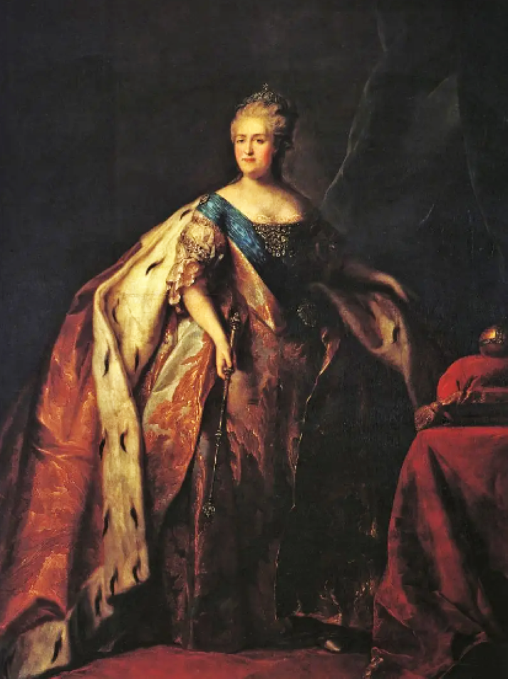 Портрет императрицы Екатерины II. Худ. Петр Дрождин