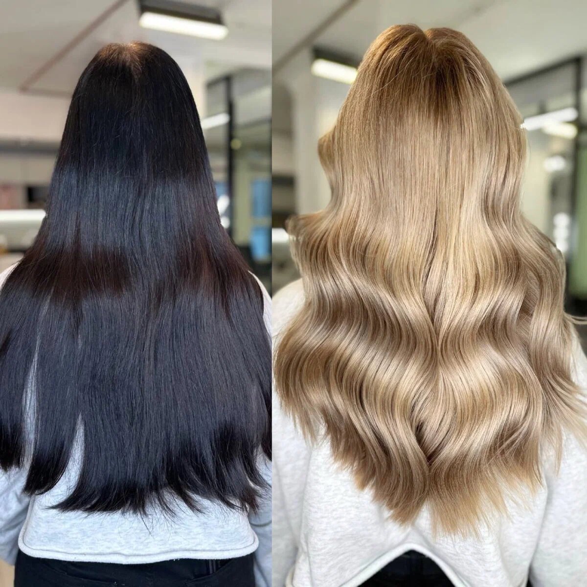 Работа стилиста Kosa Colour Studio по выходу из черного.