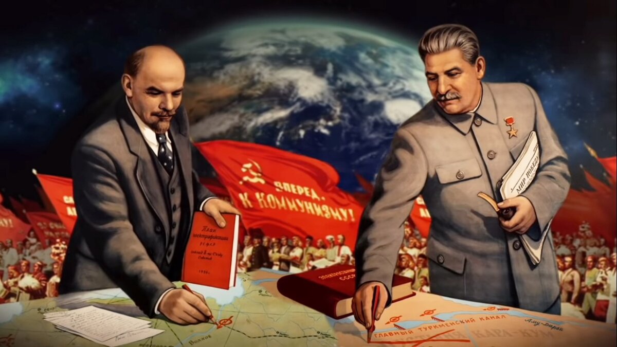 Сталин, по сути, создатель Советского Союза, а Ленин - формальный создатель, который не управлял страной