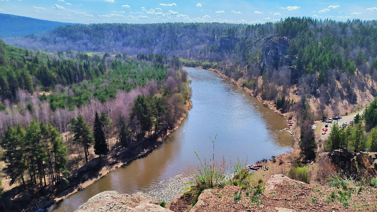 Смотровая площадка на реке Юрюзань 