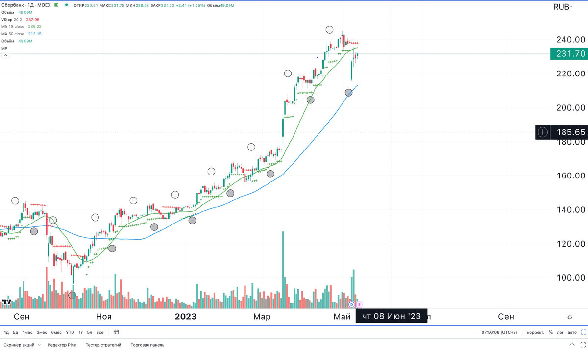 Краткий обзор рынка. График Сбер инвестиции. График инвестора. Ценообразование графики. Ситуации в трейдинге.