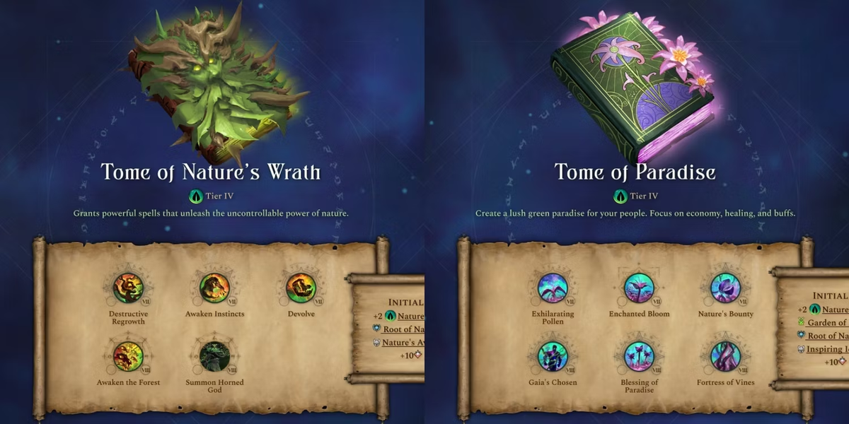 Подробный гайд по фолиантам Природы в Age of Wonders 4