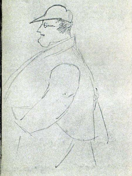 Портрет Шиллинга руки Пушкина