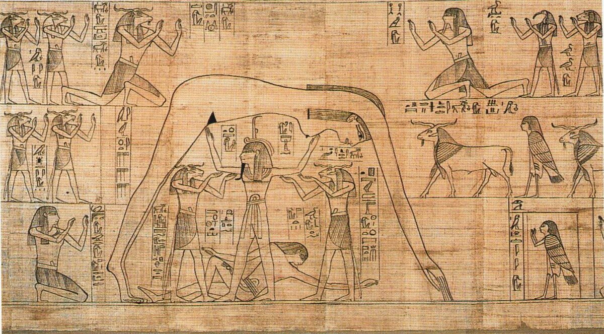 древние рисунки в пирамидах