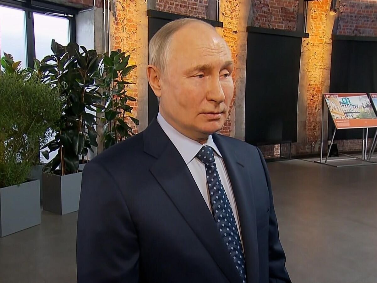    "Путь попыток запугивания России" – Путин об атаке Москвы беспилотниками© РИА Новости