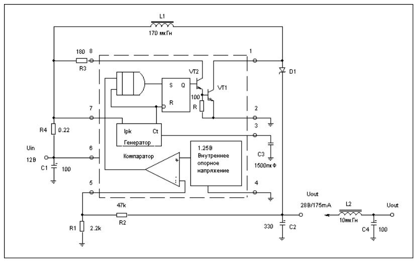 Микросхема 1203p60 схема