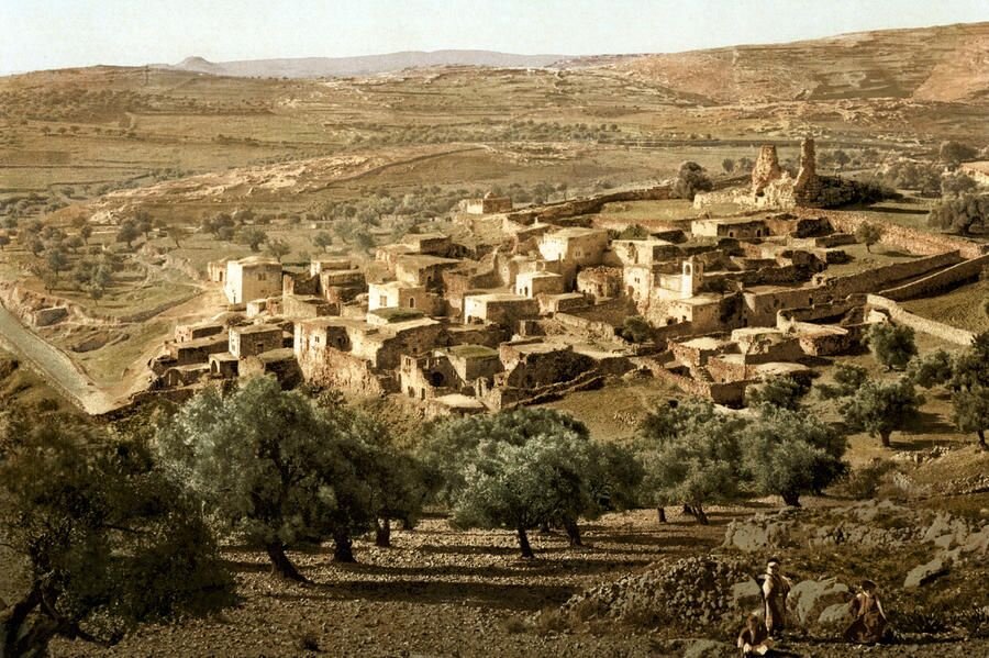 Древний Вифлеем. Картина из открытых источников.