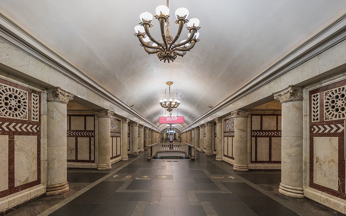 Станция "Павелецкая" Кольцевой линии, 2018. Фото отсюда: https://ru.wikipedia.org