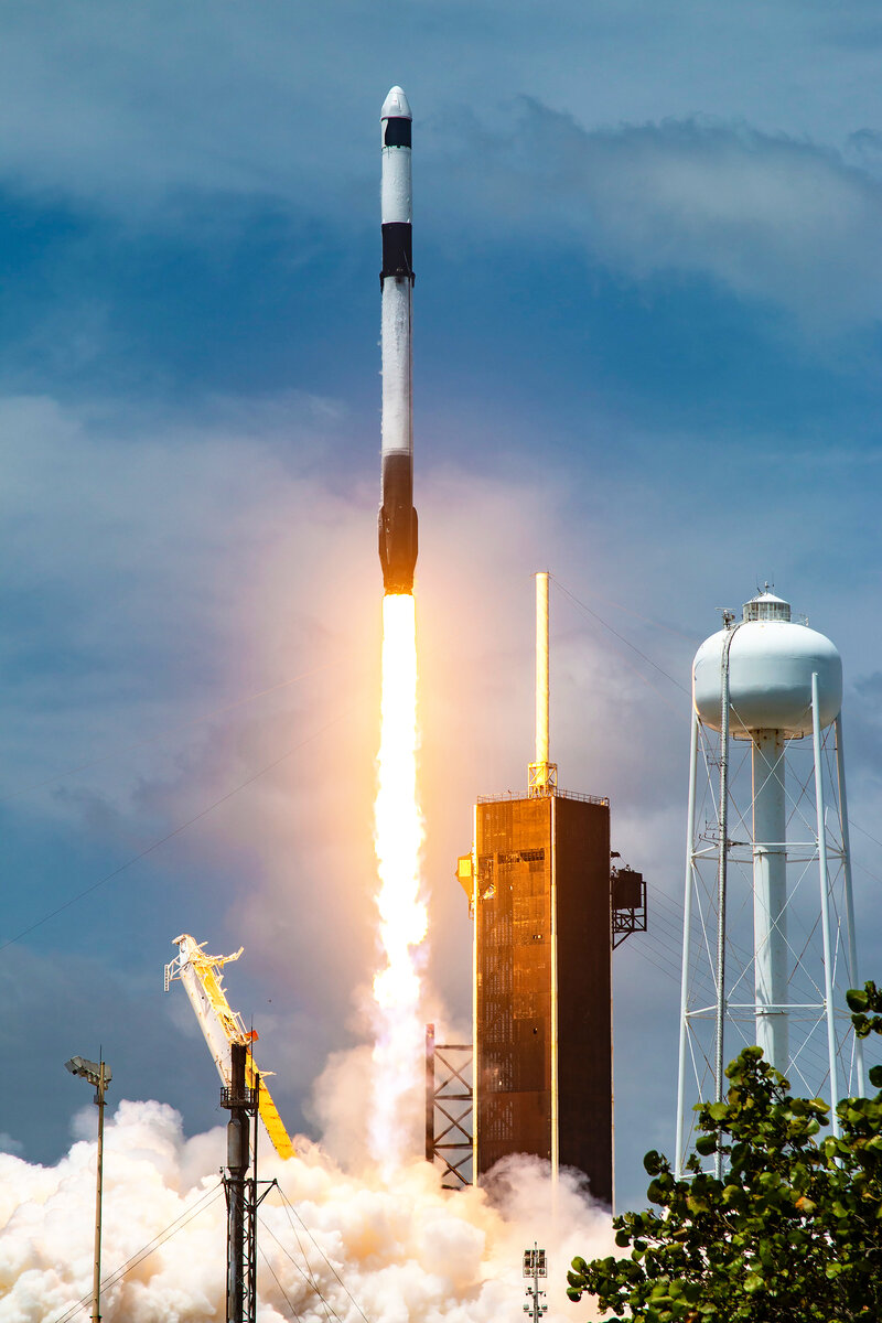 Пуск ракеты-носителя Falcon 9 миссия "CRS-28" 5 июня 2023 года, фото SpaceX 