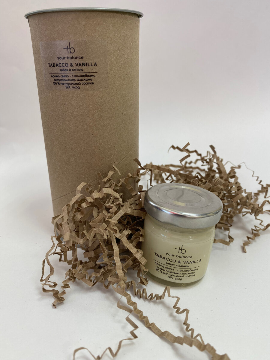 Массажная свеча покорившая меня своим ароматом табака и ванили ☺️Интересное сочетание 💕