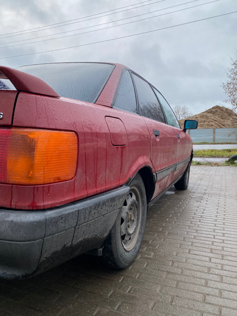 Замена датчика высоты подвески Audi 80