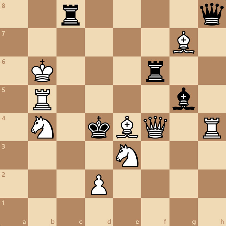 Каким образом белые могут дать мат черному королю?