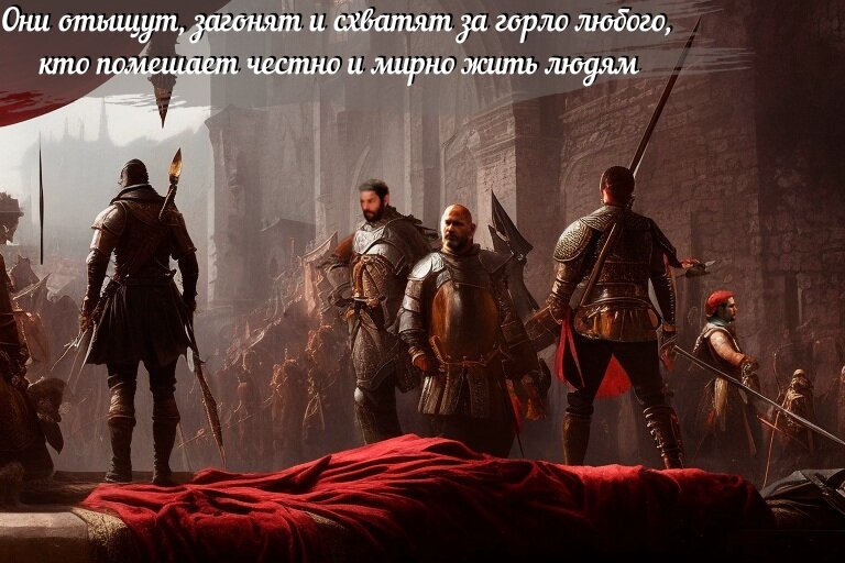 Псы Единого. Иллюстрация к книге "Прозрение" Ален Мурсем.