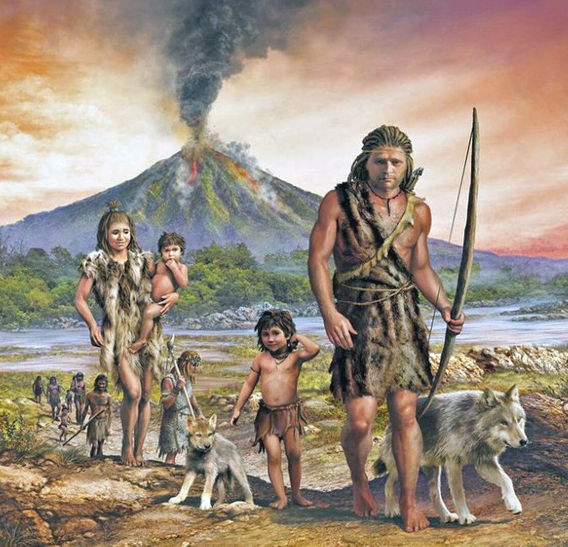 Современные по строению люди появились миллионы лет назад.
Источник фото: https://gen-news.ru/wp-content/uploads/2019/09/10_otkrytiy-4-1.jpg