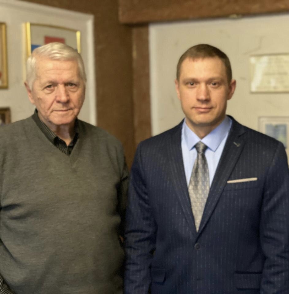 Я и Олег Васильевич Новиков