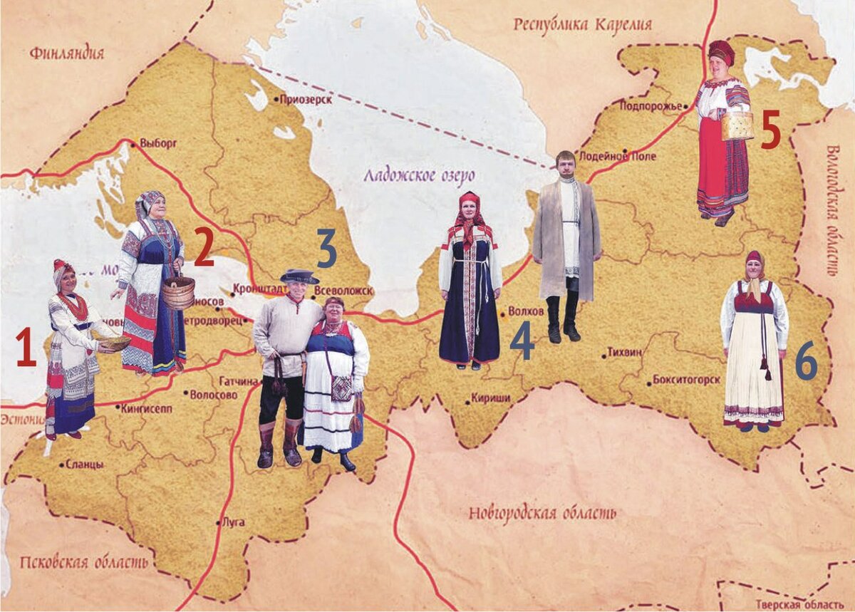 Карта новой ижоры