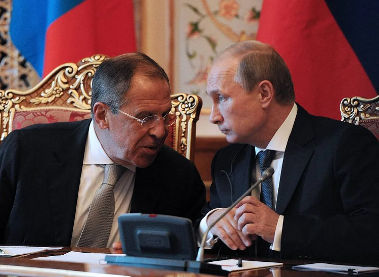 Сергей Лавров и Владимир Путин