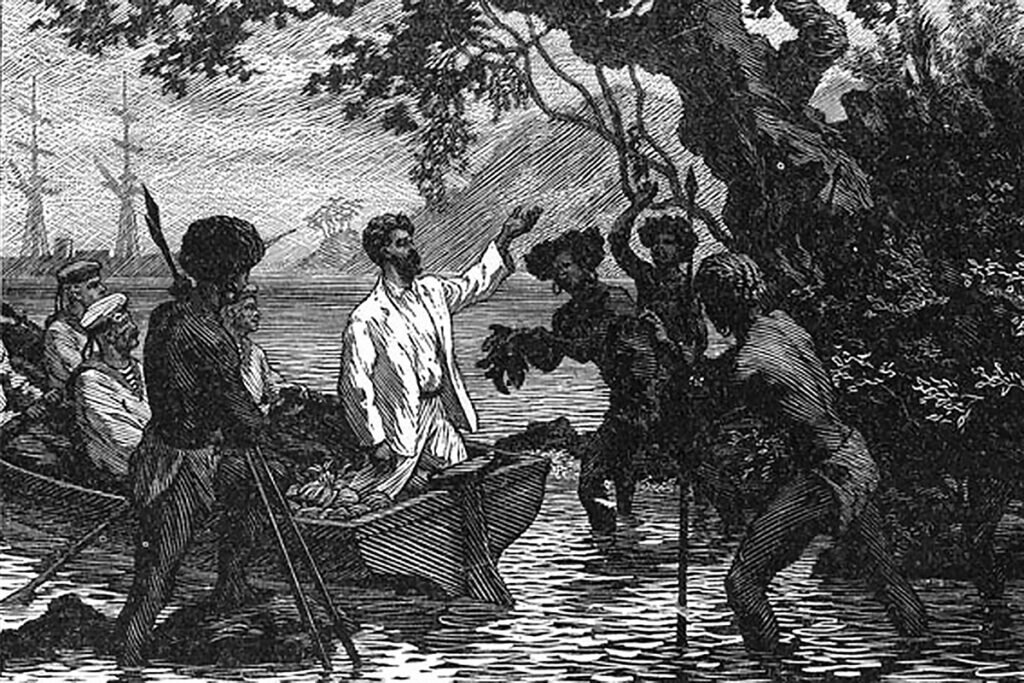 Рисунки миклухо маклая аборигенов новой гвинеи