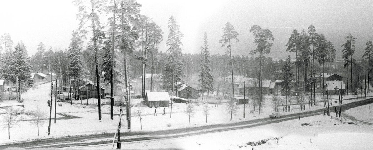 Первый финский поселок в начале 1970-х годов