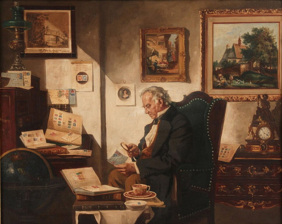 Курт Брукнер «Коллекционер марок» / Частная коллекция