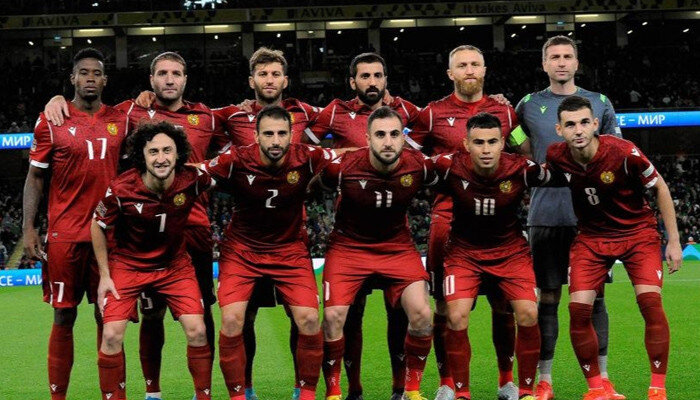 сборная Армении-2022 год. 