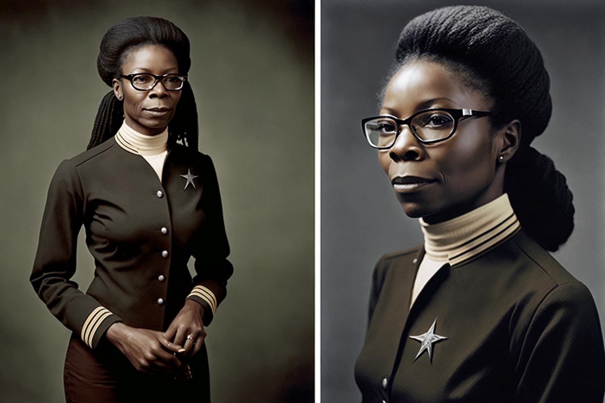 Вупи Голдберг в стиле Стар Трека от Midjourney