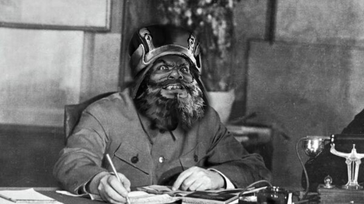 Редкая китайск. гравюра "Дун Чжо лично утверждает списки репрессированных"