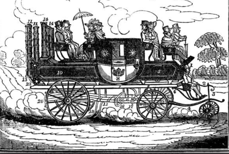 Модель повозки Гернея-гравюра