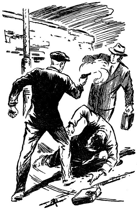 "Чемодан без хозяина", рис. Юрия Макарова