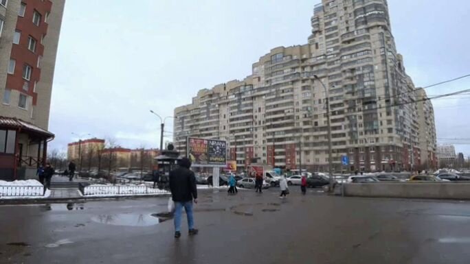 улица Савушкина. Санкт-Петербург.