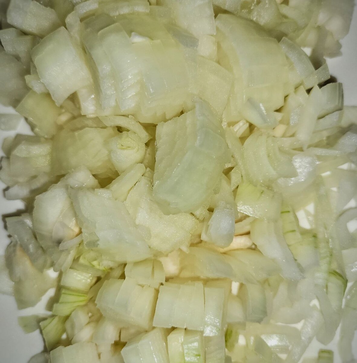 Лук на кубики
