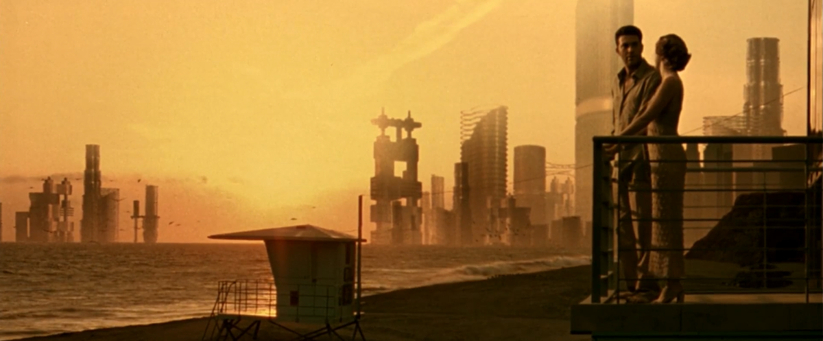 Фантастические пейзажи. Комедия 13 этаж. Параллельный мир. Столкновение с реальностью. Искажение реальности.