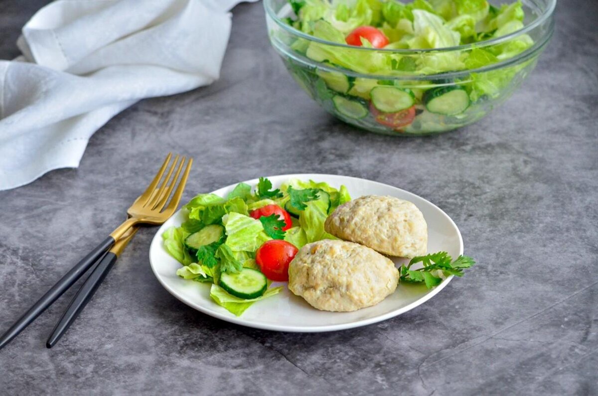 С салатиком вообще такая вкуснятина 😋