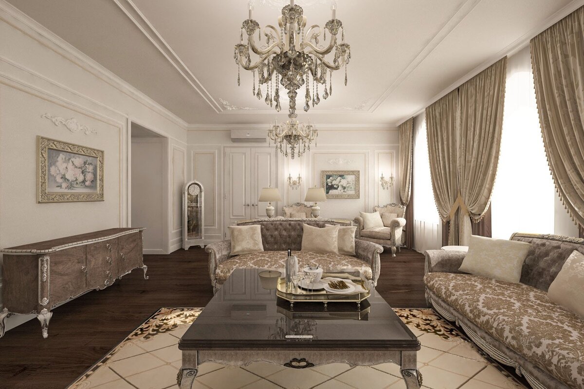 Строгая классика в интерьере