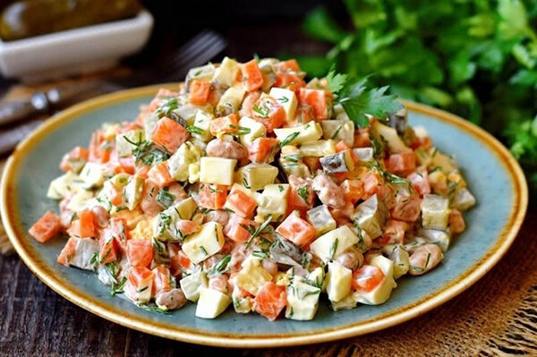 Салат с фасолью и морковью - вкусный рецепт с пошаговым фото